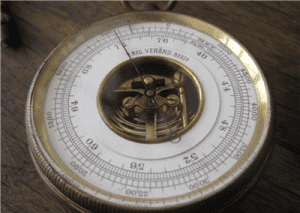 French Pocket Barometer