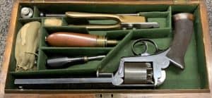Cased 38-Bore Adams Revolver