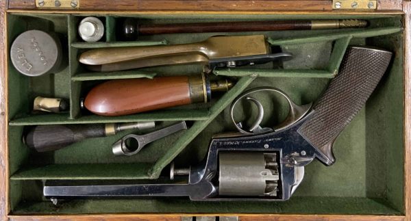 Cased 54-Bore Adams Revolver