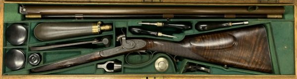 John Dickson & Sons Cased 16 Bore Double Rifle