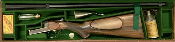 William Evans 297/250 Cased Rook Rifle