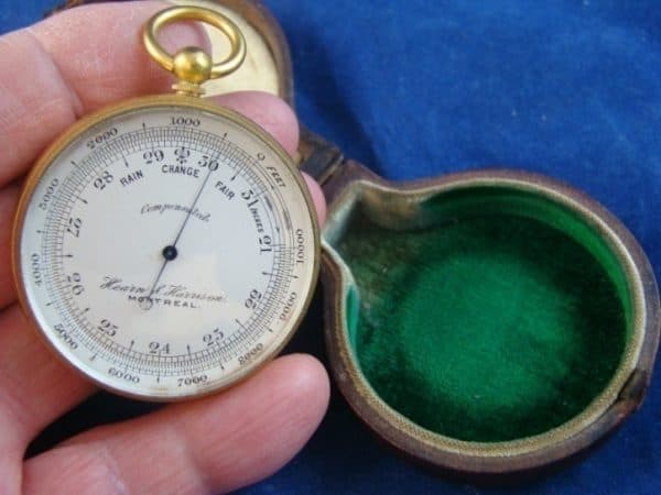 Pocket Barometer by Hearn & Harrison of Montreal
