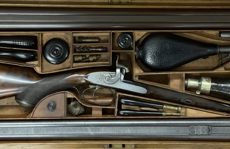 John Dickson & Sons Cased Double Rifle