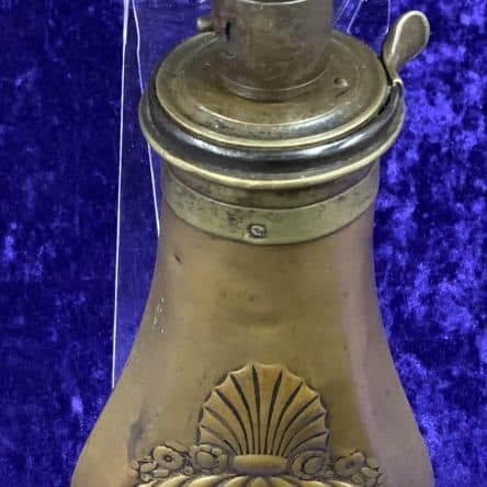 Sykes Patent Embossed Powder Flask